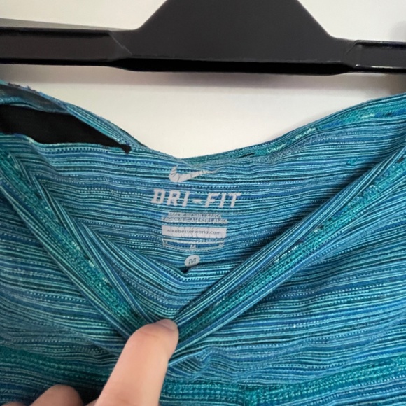 Nike Dri-Fit Leggings - Size M (blue) - Picture 2 of 4
